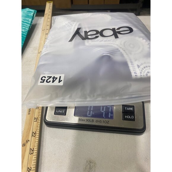 Alfred Dunner Ann Arbor Top Womens Size XL Blue Striped Tunic Lace 3/4 Sleeves L - Picture 8 of 8